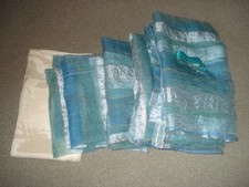 Organza oddments turquoise for sale  MAIDSTONE