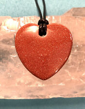 Large goldstone heart for sale  West Point