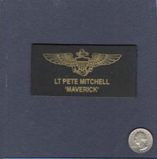 Fantasia de filme LT Pete MAVERICK Mitchell TOP GUN etiqueta de couro adesivo de esquadrão comprar usado  Enviando para Brazil