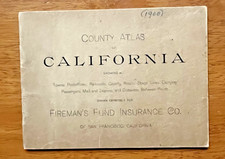 Seguro County Atlas of California - 1900 - Fundo do Bombeiro comprar usado  Enviando para Brazil