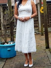 Monsoon white summer for sale  CORBY