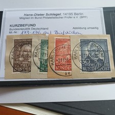 Bund brd 1952 gebraucht kaufen  Straubing