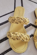 Sandales plates chanel d'occasion  Blagnac