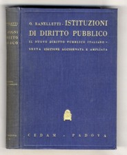 Istituzioni diritto pubblico. usato  Firenze