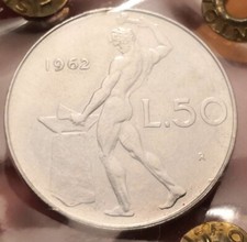 Moneta lire 1962 usato  Olbia