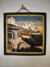 Mattonella ceramica maiolica usato  Deruta