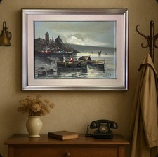 Quadro vecchio vintage usato  Caserta