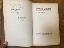 Very Rare 1931 Book Ltd Ed 61/500 Signed Joseph Campbell "Earth of Cualann" comprar usado  Enviando para Brazil