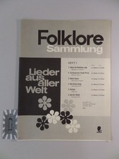 Folklore sammlung lieder gebraucht kaufen  Salzwedel