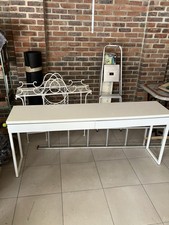 Console table white for sale  LEATHERHEAD