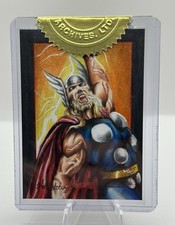 2011 Marvel Avengers THOR Estojo Esboço de Incentivo Cartão Glebe 1/1 comprar usado  Enviando para Brazil