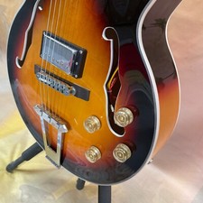 EUA Sunburst L5 guitarra elétrica semi-oca captador HH hardware cromado frete grátis comprar usado  Enviando para Brazil