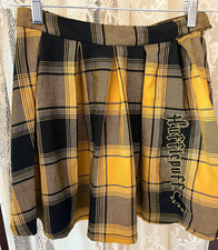 Usado, Saia curta plissada xadrez tartan ouro amarelo lufa Harry Potter tamanho P comprar usado  Enviando para Brazil