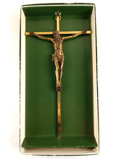 Gold metal crucifix for sale  Neenah