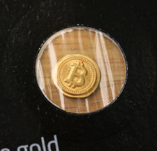 Gold bitcoin bar for sale  NEWBURY