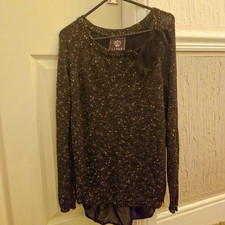 Lipsy sparkling jumper for sale  BRIDGEND
