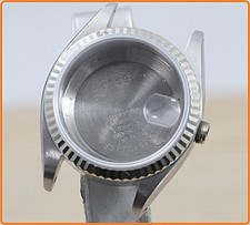 Rolex 26mm Datejust Ref 6917 estojo moldura canelada ouro branco incluindo nova safira comprar usado  Enviando para Brazil