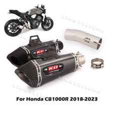 Silenciador trasero sistema escape moto 51 mm tubo medio para Honda CB1000R 2018-2023 segunda mano  Embacar hacia Mexico