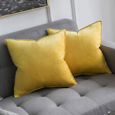 Velvet plain cushion for sale  USA