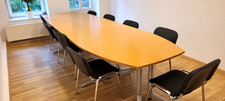 Set konferenztisch stühlen gebraucht kaufen  Leipzig