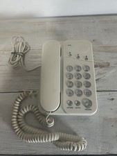 Equipamento de tecnologia da informação telefone fixo residencial com fio branco testado funciona comprar usado  Enviando para Brazil