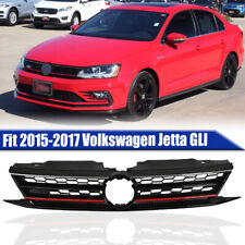 Ajuste 2015 2016 2017 Volkswagen Jetta GLI grade dianteira superior favo de mel com acabamento vermelho, usado comprar usado  Enviando para Brazil