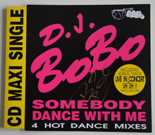 Usado, DJ Bobo signed Somebody Dance with Me Maxi CD Autogramm Autograph In Person comprar usado  Enviando para Brazil