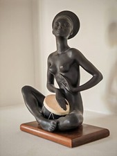 Sculpture africaniste femme d'occasion  Bompas