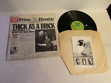 Lp Record 33 1/3 jethro tull/thick as a brick #1003 chrysalis records comprar usado  Enviando para Brazil