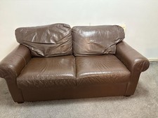Seater sofa chocolate for sale  WALSALL