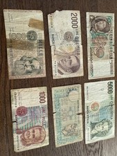 Lotto banconote italiane usato  Roma