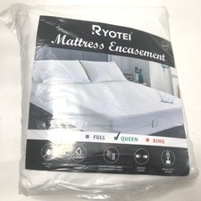 Funda protectora de colchón con cremallera Queen impermeable para chinches segunda mano  Embacar hacia Mexico