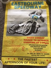 speedway poster for sale  ROCHFORD