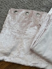 pink velour curtains for sale  POULTON-LE-FYLDE
