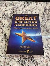 The Great Employee Handbook Quint Studer 2012 Workplace Success comprar usado  Enviando para Brazil