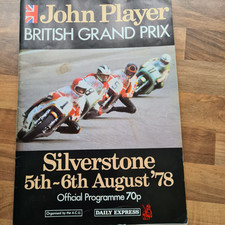 1978 silverstone programme for sale  GLOUCESTER