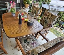 Holz terrassensitzgruppe 5 gebraucht kaufen  Witten