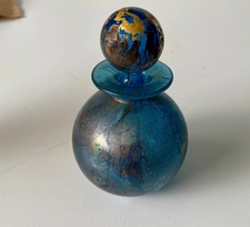 Glasflakon blau gold gebraucht kaufen Glasflakon blau gold gebraucht kaufen  Bergisch Gladbach