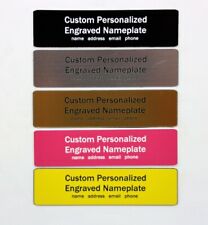 New engraved nameplate for sale  North Royalton