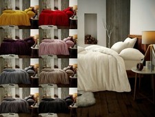 Teddy fleece duvet for sale  BURY