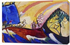 Obraz 90x60cm Painting with Troika, Wassily Kandinsky Vintage na sprzedaż  PL