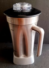 RECIPIENTE COMERCIAL DE AÇO INOXIDÁVEL PARA VITAMIX 5000.5200,VITA PREP,7500,PRO750 comprar usado  Enviando para Brazil