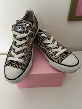 leopard print converse for sale  HEXHAM