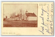 Cartão postal antigo 1910 Street View casas estrada sujeira árvores torre tanque Walker Iowa comprar usado  Enviando para Brazil