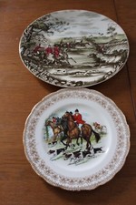 Pair hunting scene for sale  HAVANT