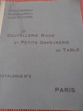 Catalogue coutellerie orfevrer d'occasion  Vesoul