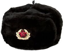 Autêntico chapéu militar russo KGB Ushanka com emblema do exército vermelho soviético incluído comprar usado Autêntico chapéu militar russo KGB Ushanka com emblema do exército vermelho soviético incluído comprar usado  Enviando para Brazil