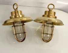 Lâmpada de carga suspensa de latão vintage - Luminária de teto de parede ou exterior de design antigo comprar usado  Enviando para Brazil