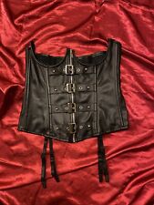 Underbust black leather for sale  MONTACUTE