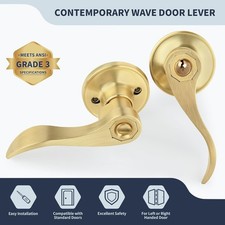Wave style door for sale  Adolphus